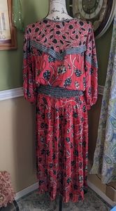 Mosaic 2 piece maxi dress